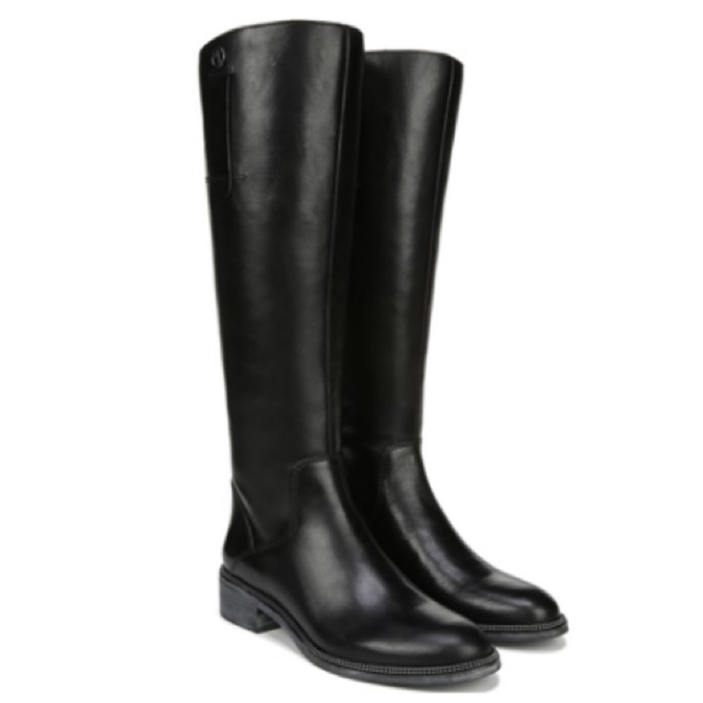 NWT Franco Sarto Becky Knee High Boot Black NWT